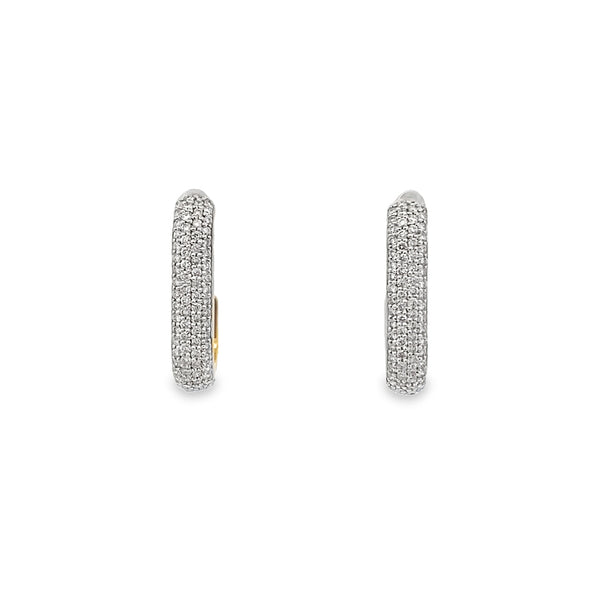 Lunar Gleam Diamond Earrings