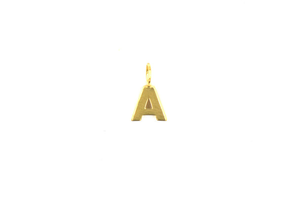 Alphabet Gold Pendant