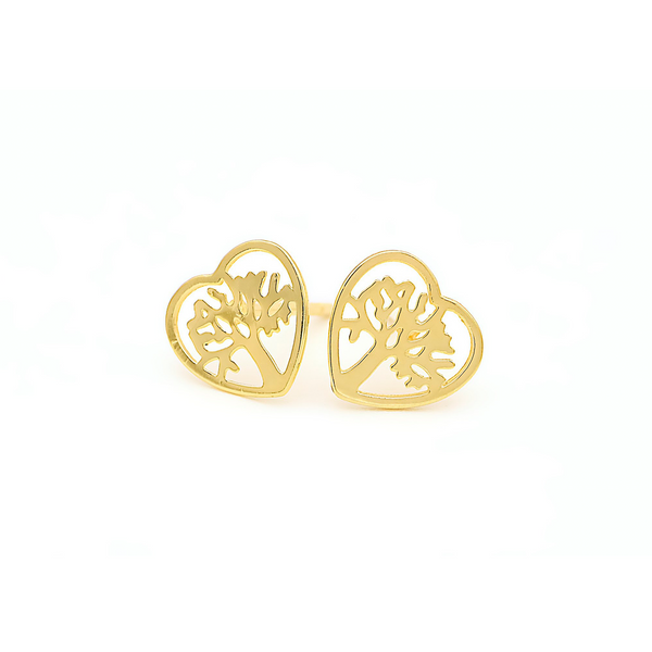 Arbol de la Vida Gold Earrings