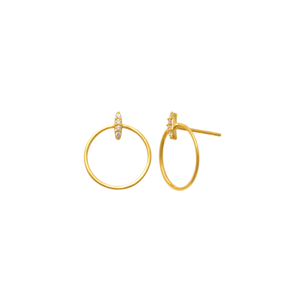 Marquise Gold Earrings