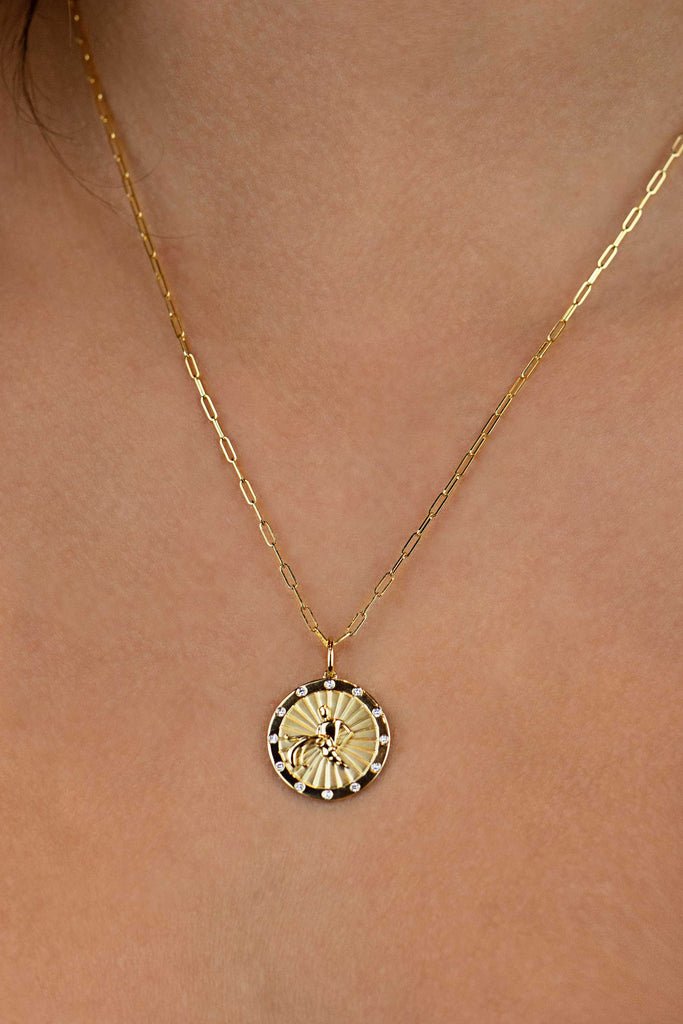 Aquarix Gold Pendant Necklace