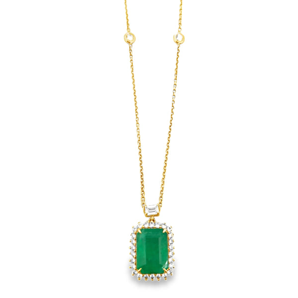 7.23Ct Emerald Necklace