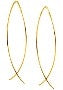Long Gold Chain Earrings