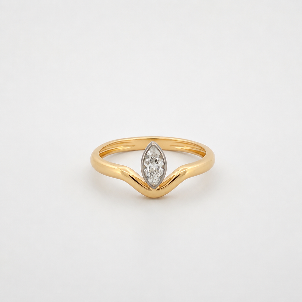 Aila Gold Ring By Liviluxe