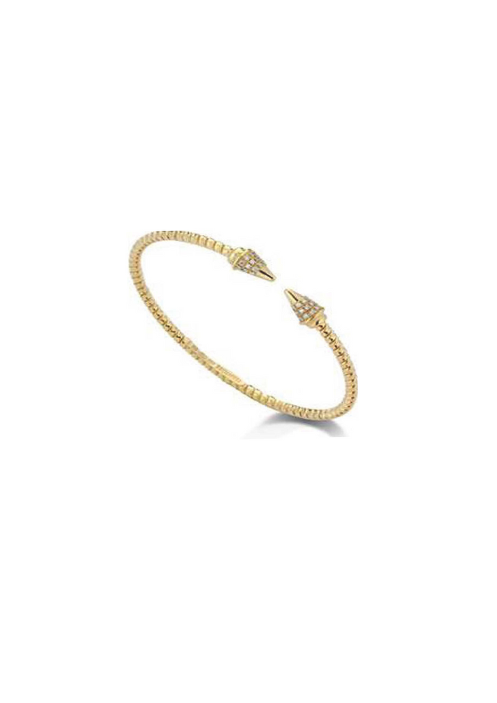 Gold Spike Bracelet By Tessitore