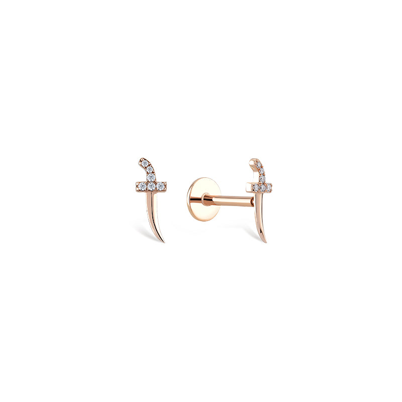 Aster Diamond Stud Piercing