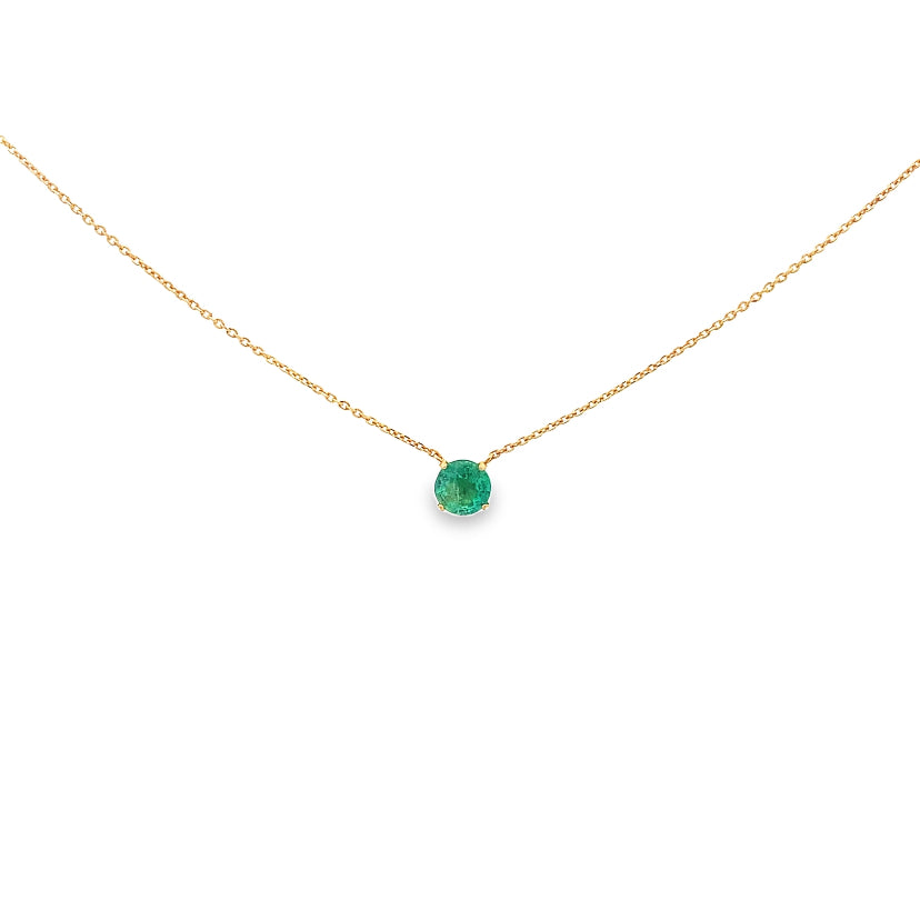 Emerald Pendant Necklace