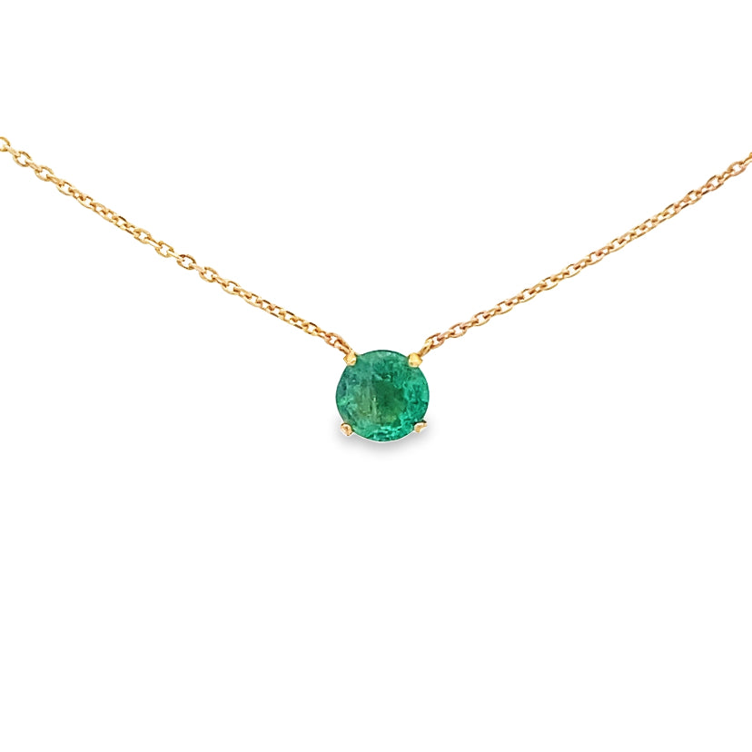 Emerald Pendant Necklace