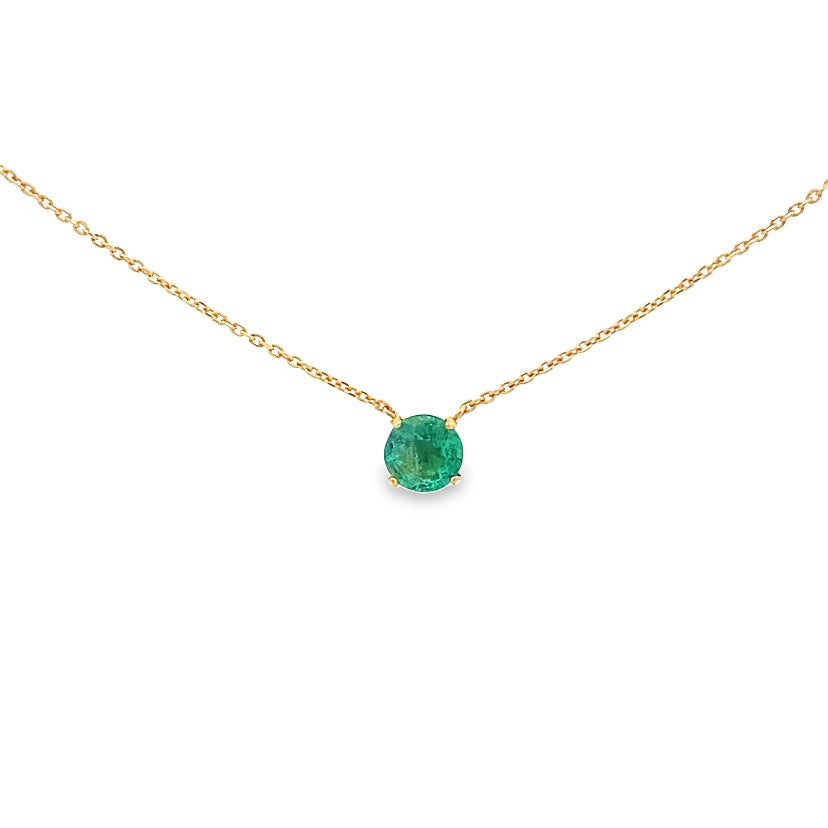 Emerald Pendant Necklace