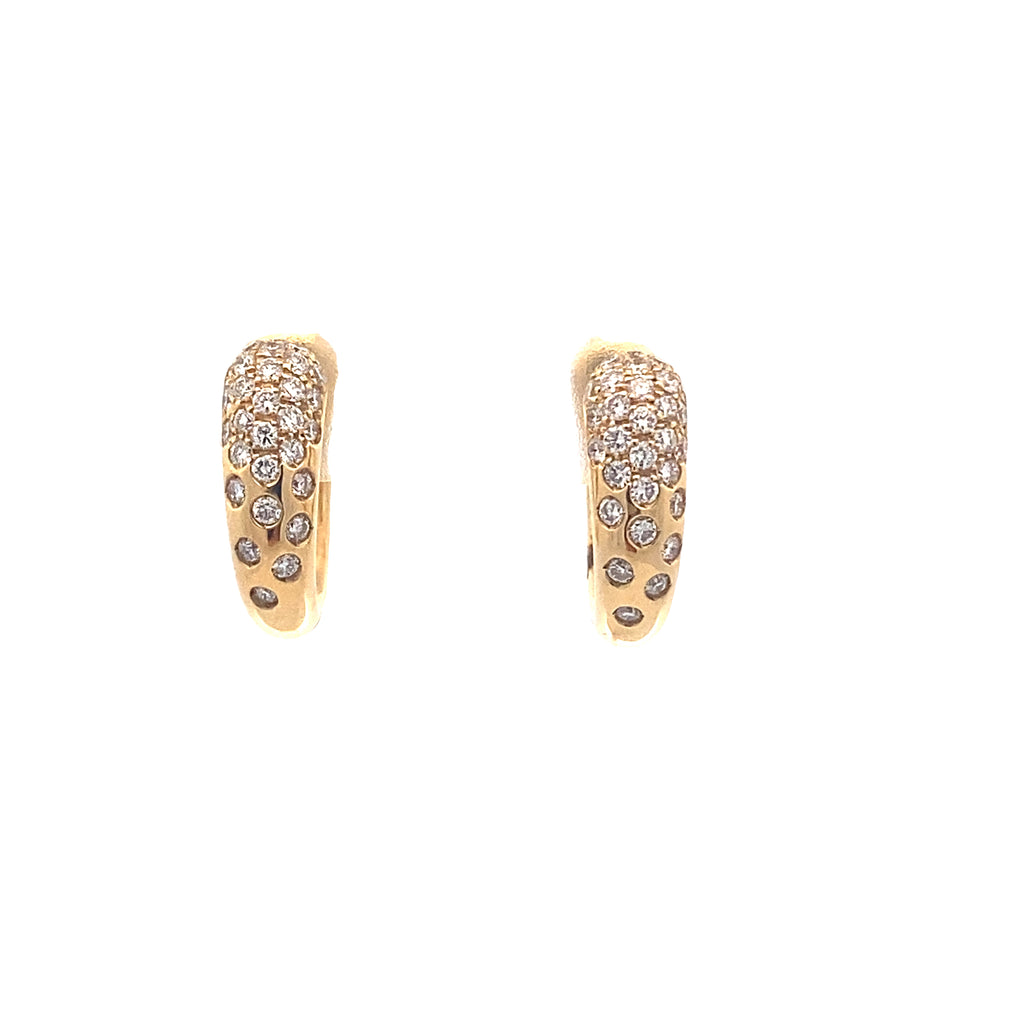 Ecliptique Diamond Huggie By Piero Milano