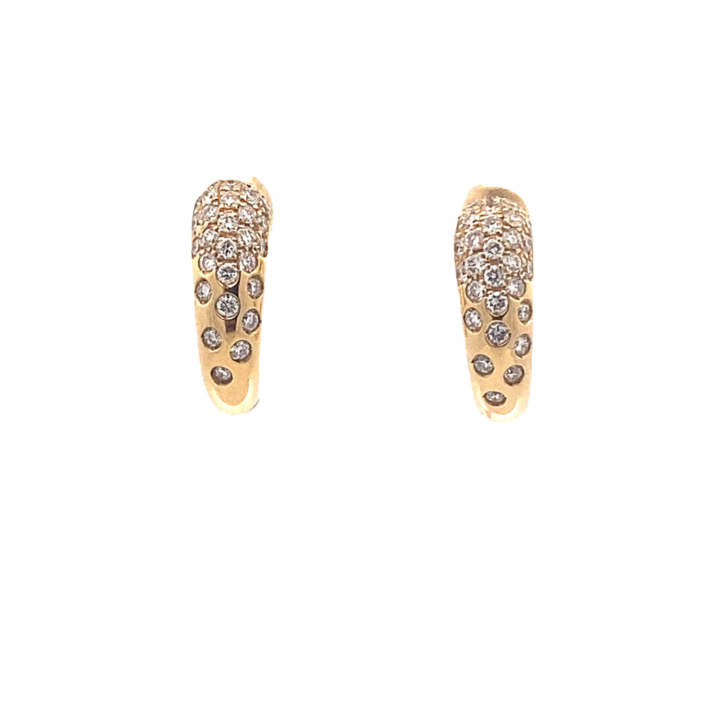 Ecliptique Diamond Huggie By Piero Milano
