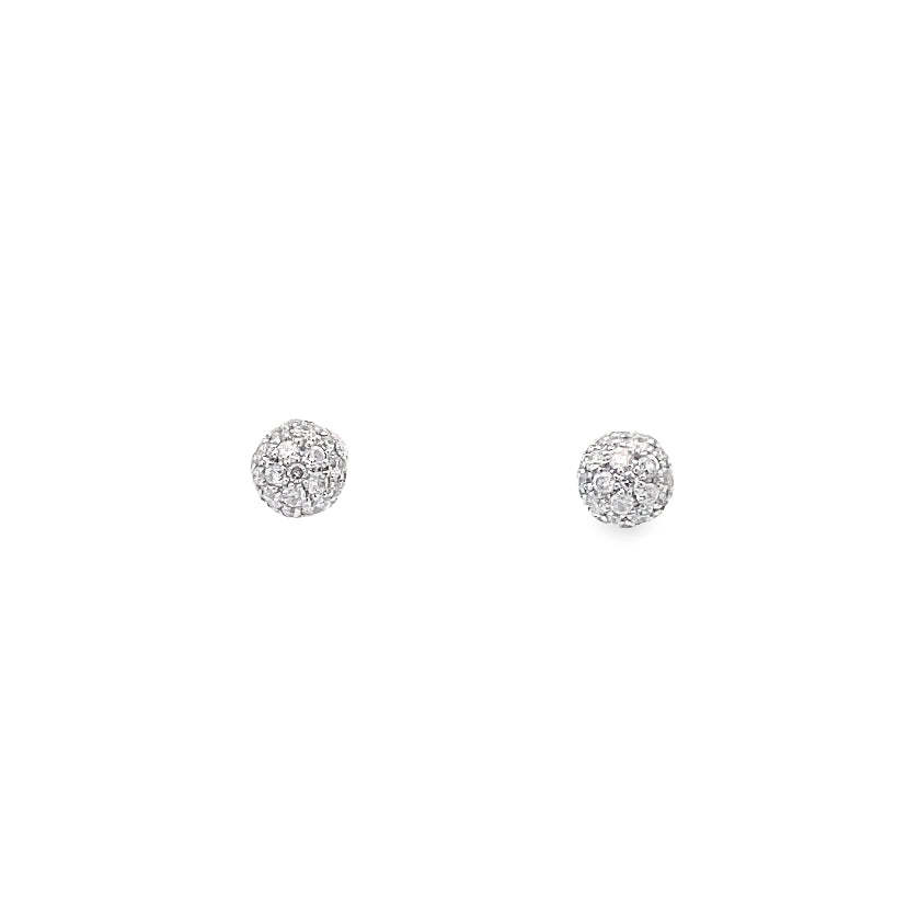 Carina Diamond Stud Earrings By Crivelli