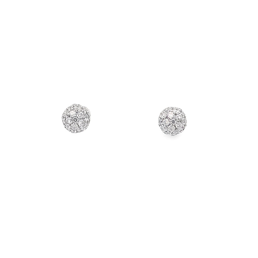 Carina Diamond Stud Earrings By Crivelli
