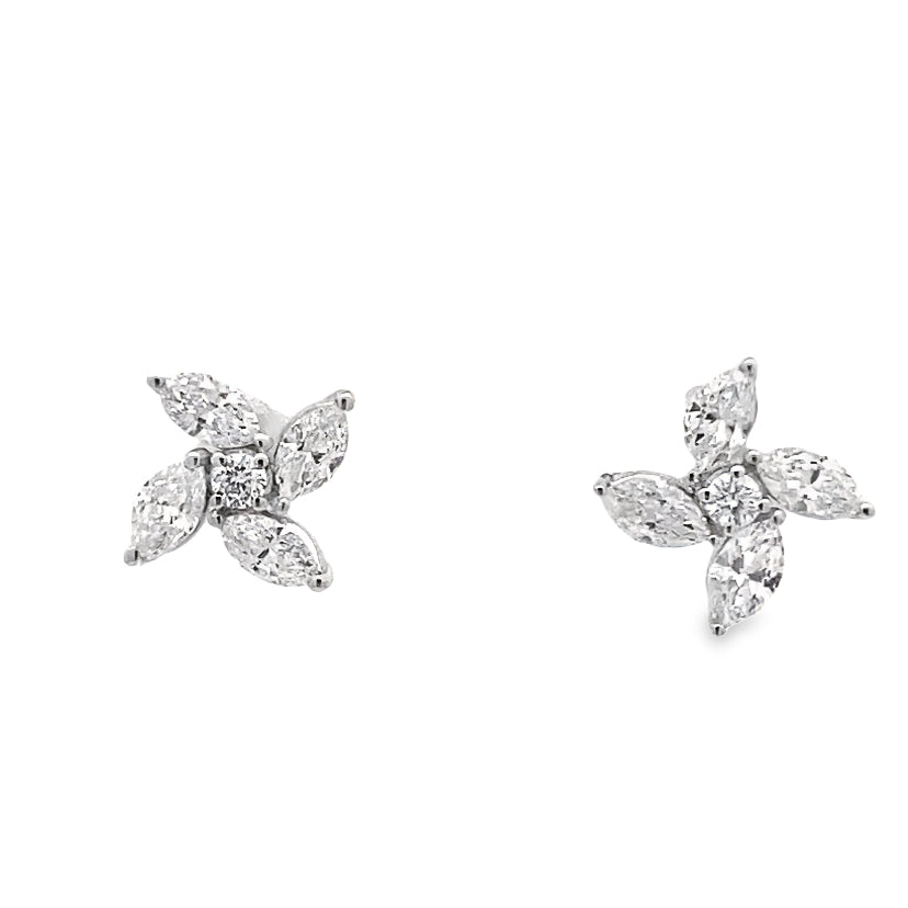 BoomaLuxe Diamond Stud Earrings