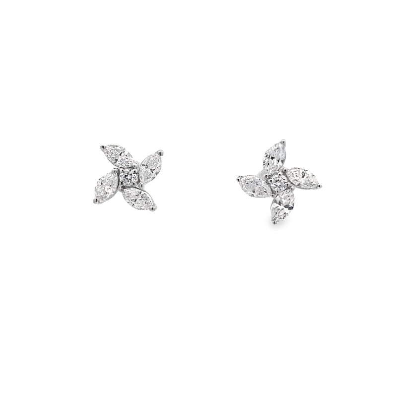 BoomaLuxe Diamond Stud Earrings