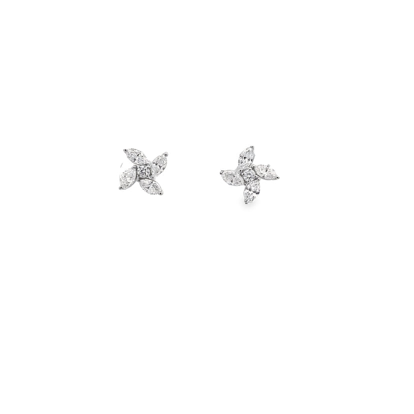 BoomaLuxe Diamond Stud Earrings