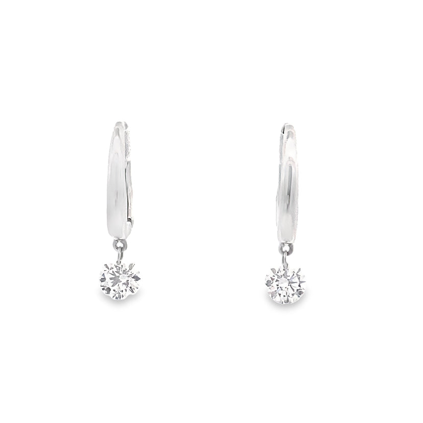 Cascade Diamond Drop Huggies By Crivelli