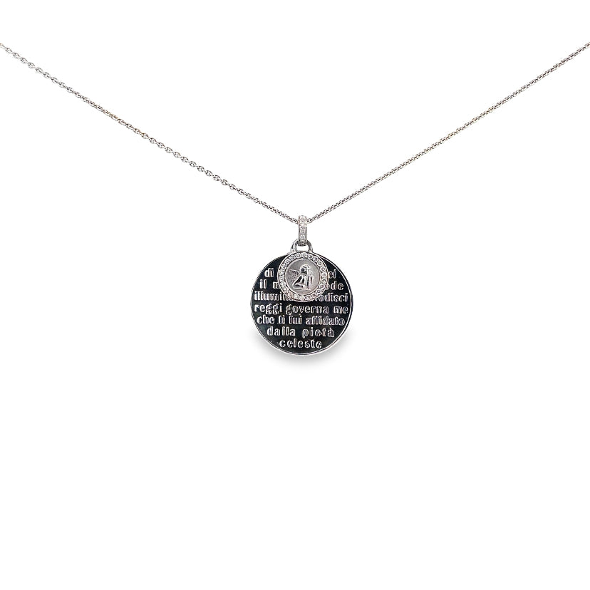 Angel Prayers Diamond Necklace By Crivelli