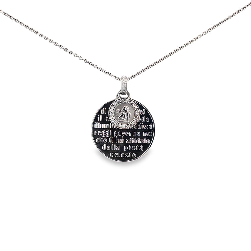 Angel Prayers Diamond Necklace By Crivelli
