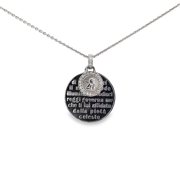 Angel Prayers Diamond Necklace By Crivelli