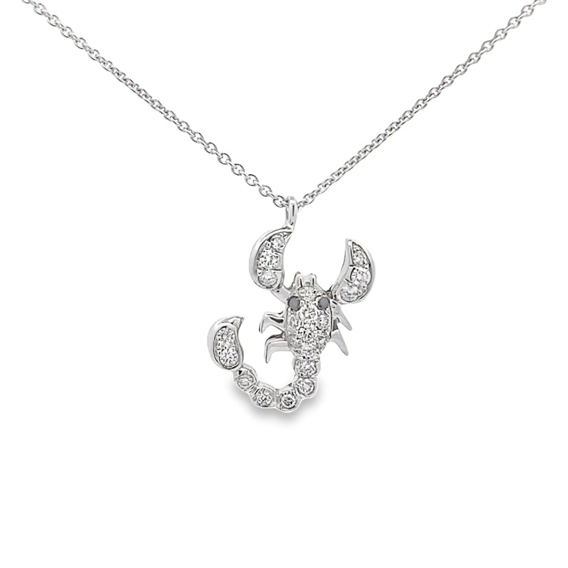 Scorpion Diamond Necklace By Crivelli
