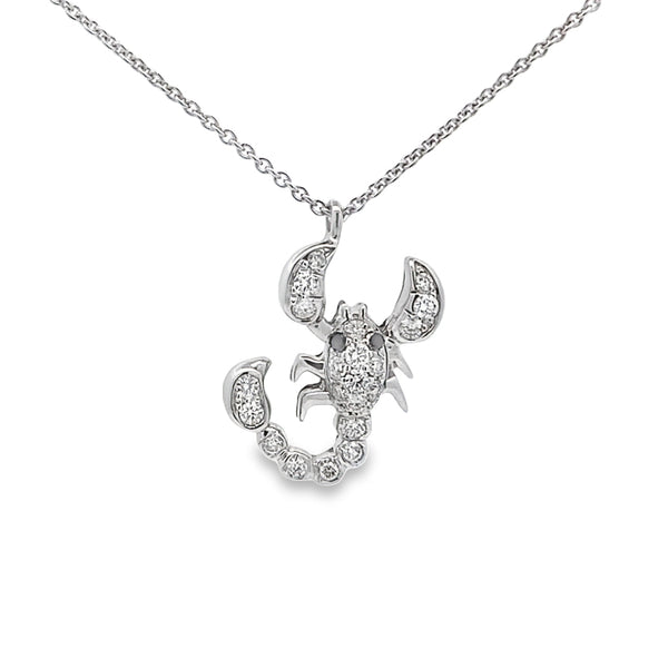 Scorpion Diamond Necklace By Crivelli
