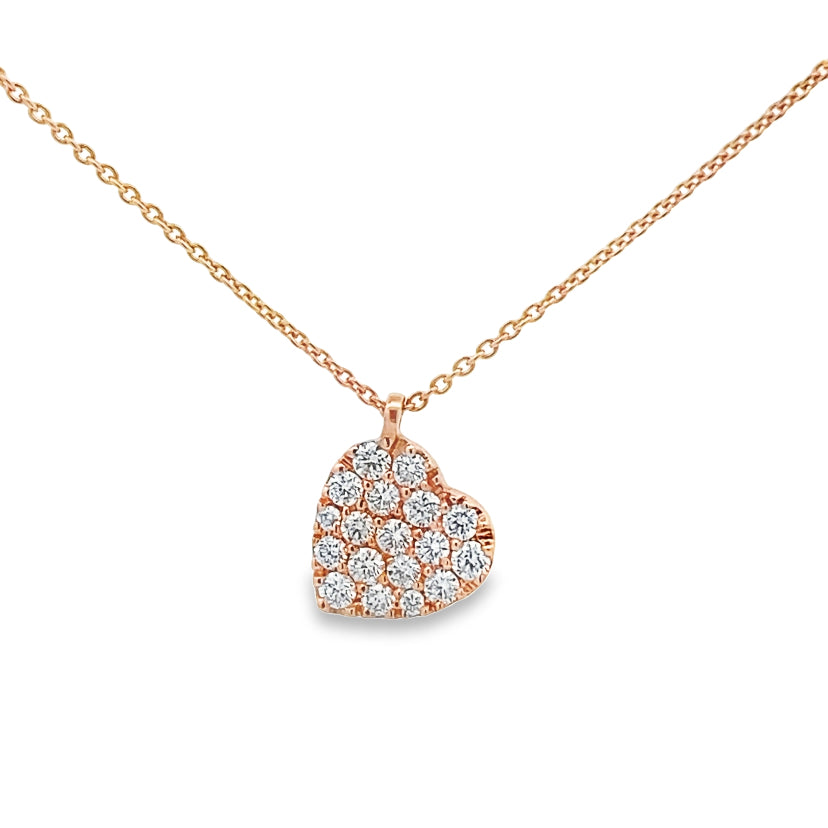 Tique Diamond Heart Pendant Necklace