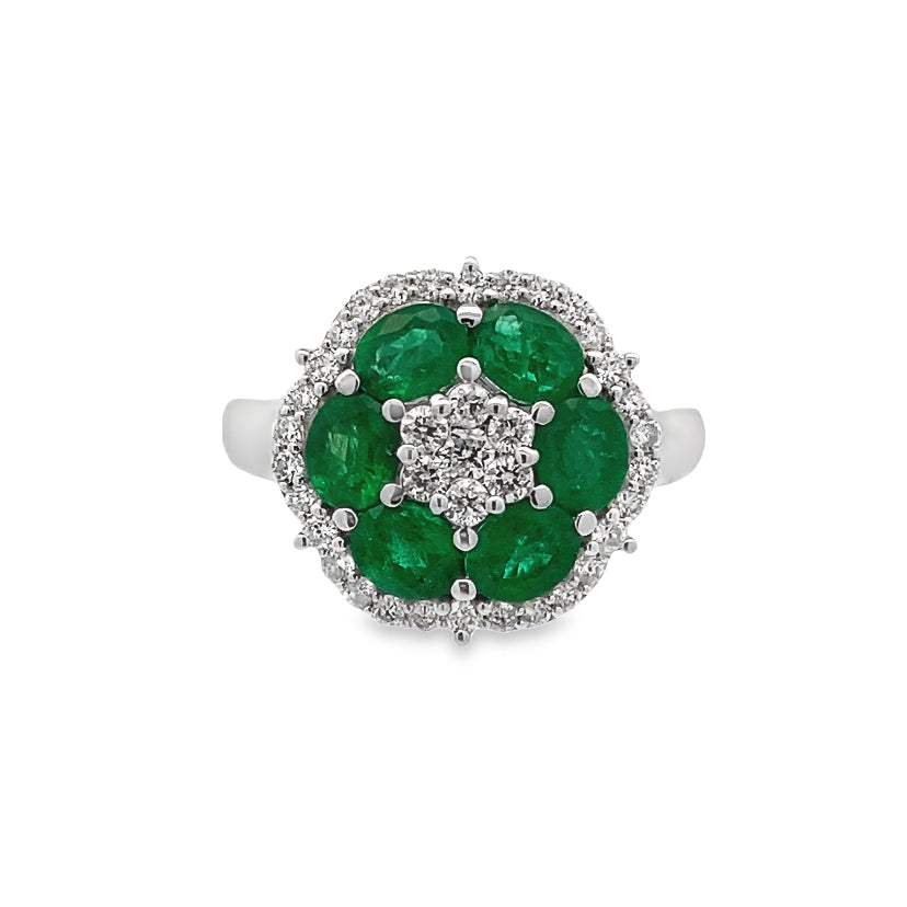 Vintage Emerald Ring By Gioielli Di Valenza