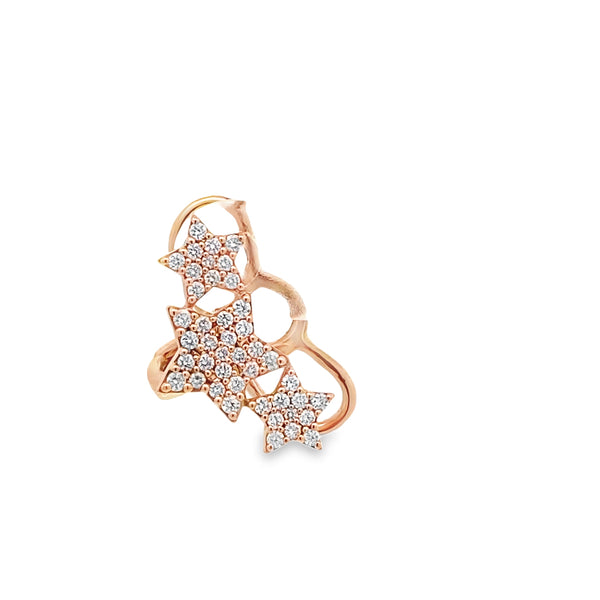 Stars Diamond Ear Clip