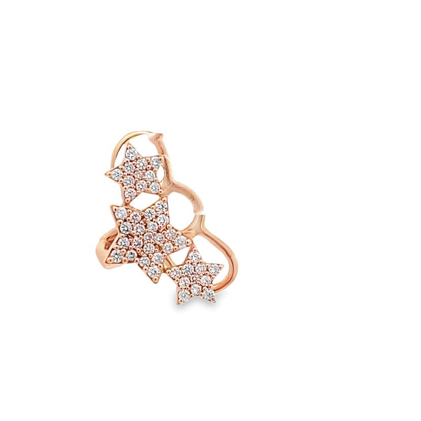 Stars Diamond Ear Clip