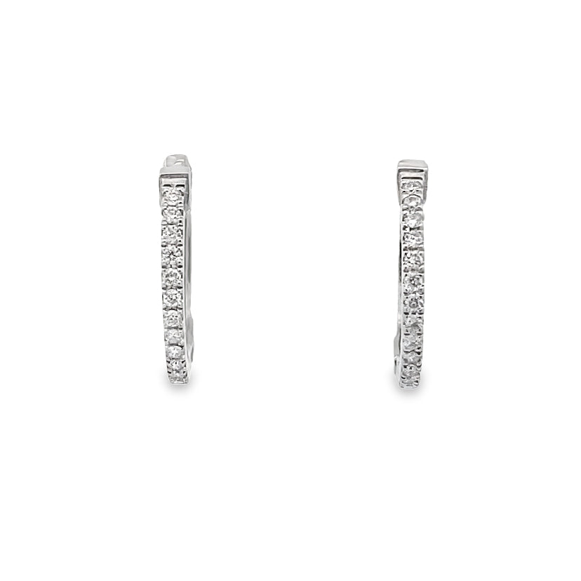 Brilliance Diamond Huggies By Gioielli Di Valenza