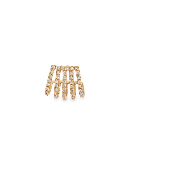 Dazzle Diamond Cuff Earring By Gioielli Di Valenza
