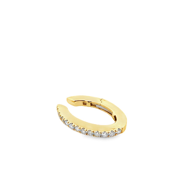 Tiny Diamond Ear Cuff By Gioielli Di Valenza