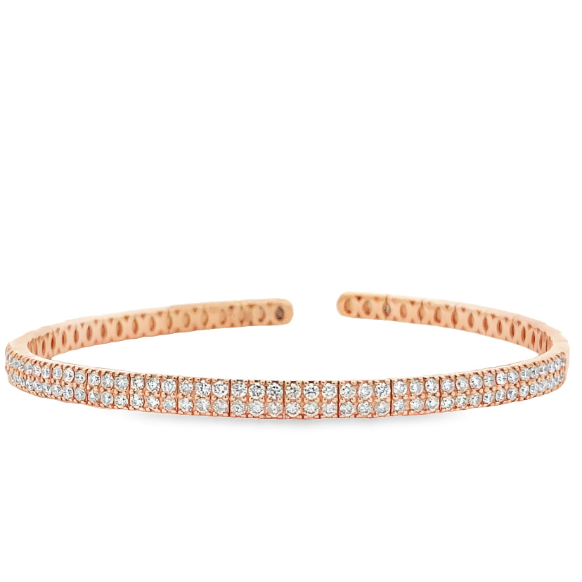 Velu Diamond Cuff Bracelet By Gioielli Di Valenza