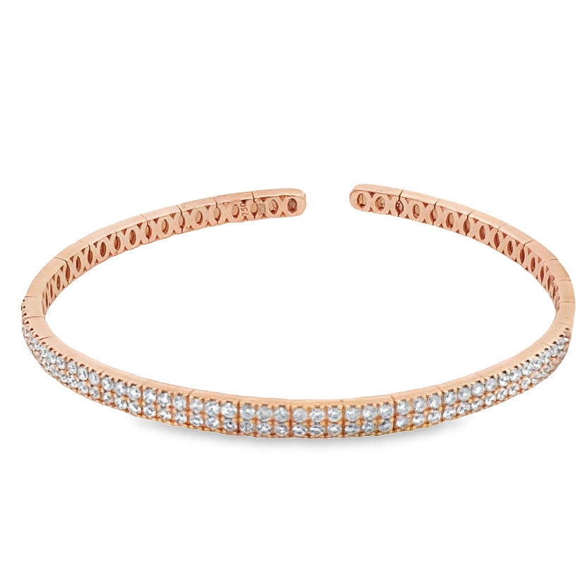 Velu Diamond Cuff Bracelet By Gioielli Di Valenza