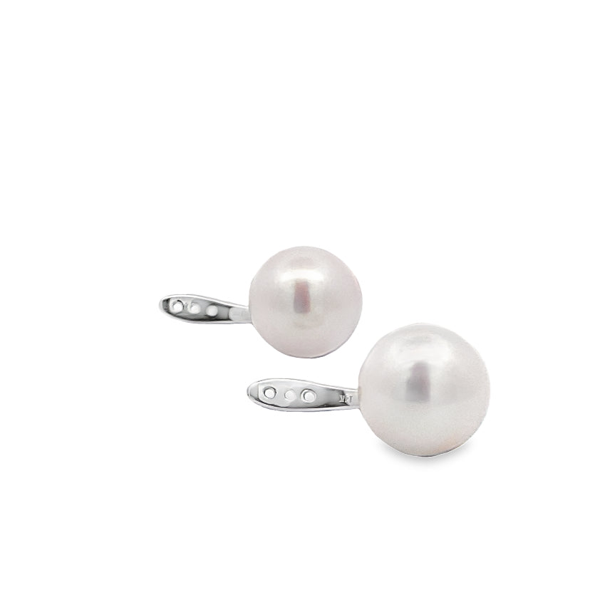 Pure Pearls Back Earrings