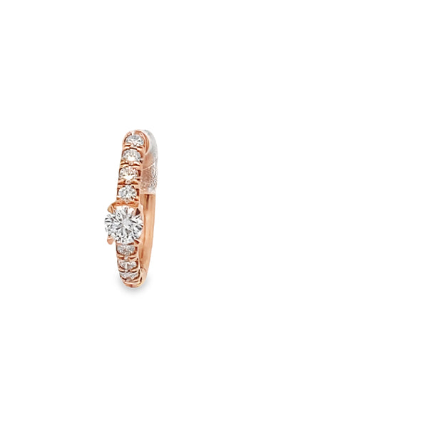 Sole Diamond Huggies By Gioielli Di Valenza