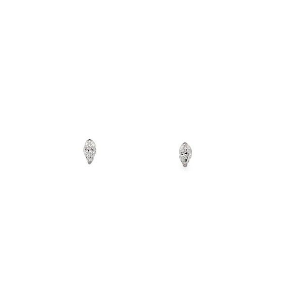 Tiny Diamond Studs Earrings By Gioielli Di Valenza