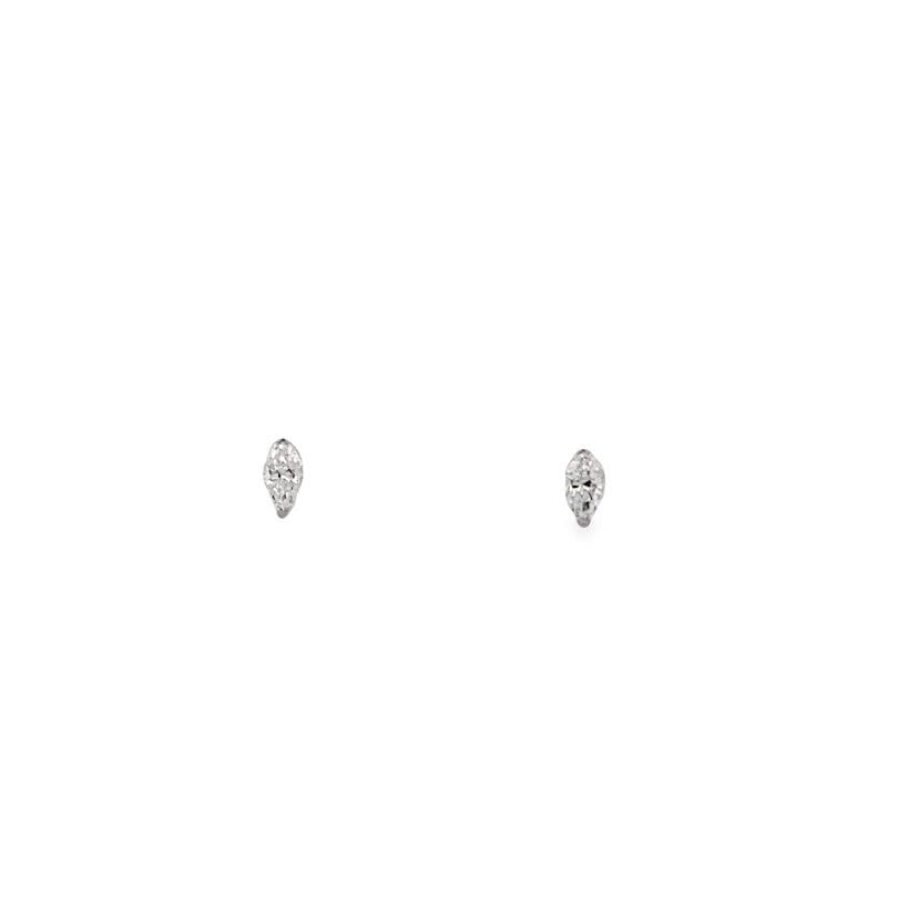 Tiny Diamond Studs Earrings By Gioielli Di Valenza