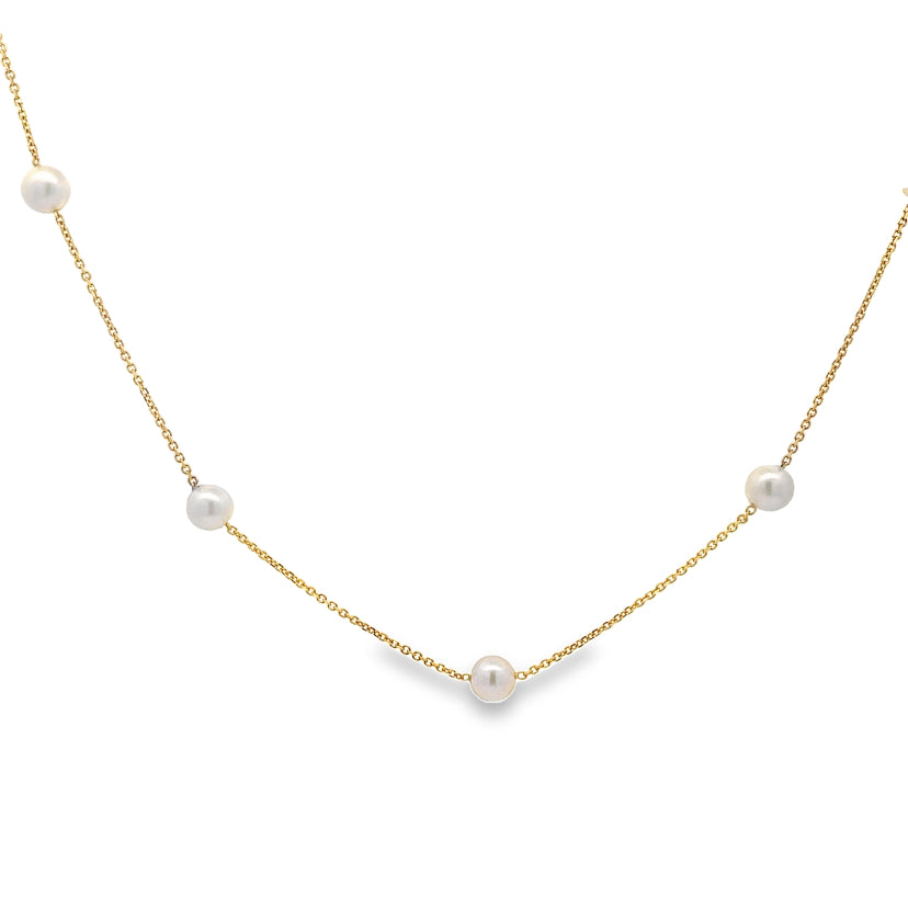 Classic Cascade Pearl Necklace