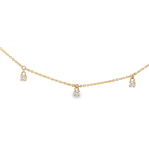 Diamond Cascade Crivelli Necklace