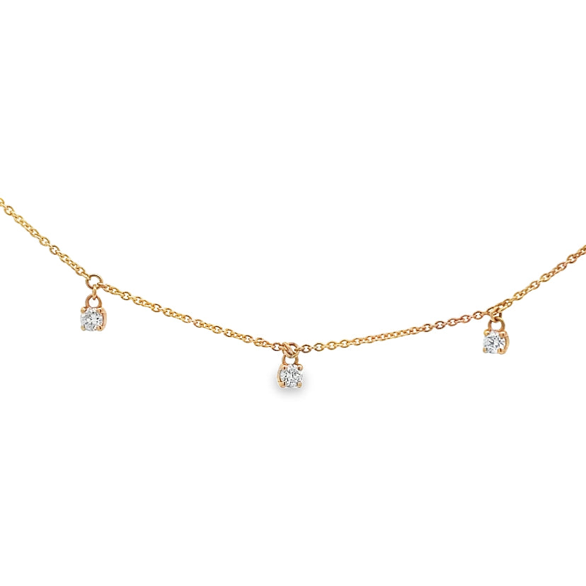Diamond Cascade Crivelli Necklace