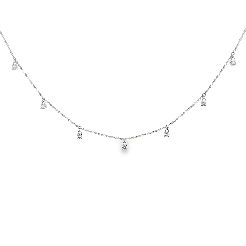 Starburst Diamond Necklace By Crivelli