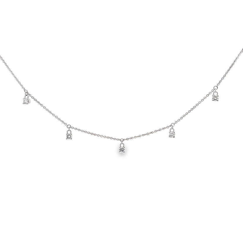 Starburst Diamond Necklace By Crivelli