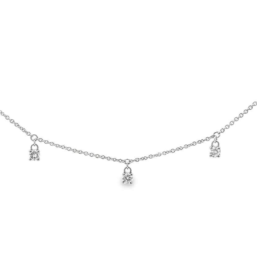 Starburst Diamond Necklace By Crivelli