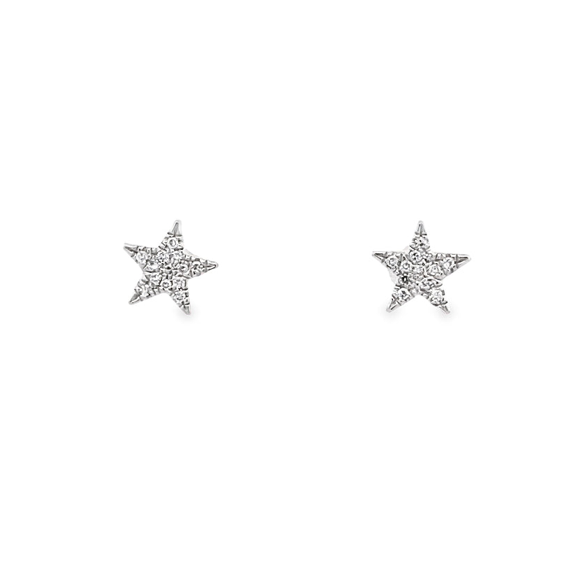 Star Diamond Studs Earrings