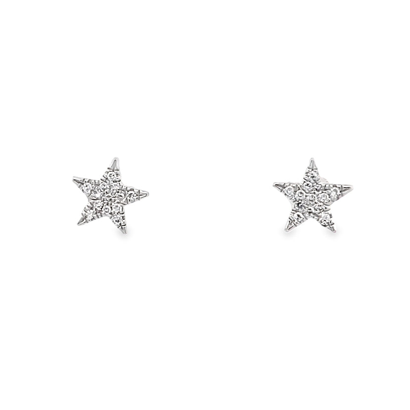 Star Diamond Studs Earrings