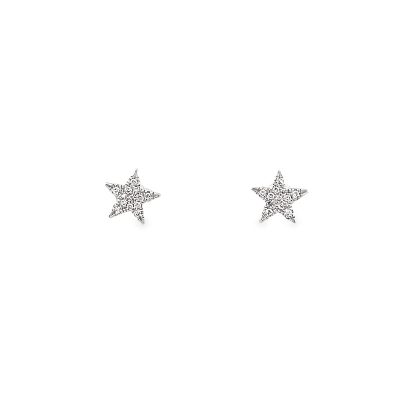 Star Diamond Studs Earrings