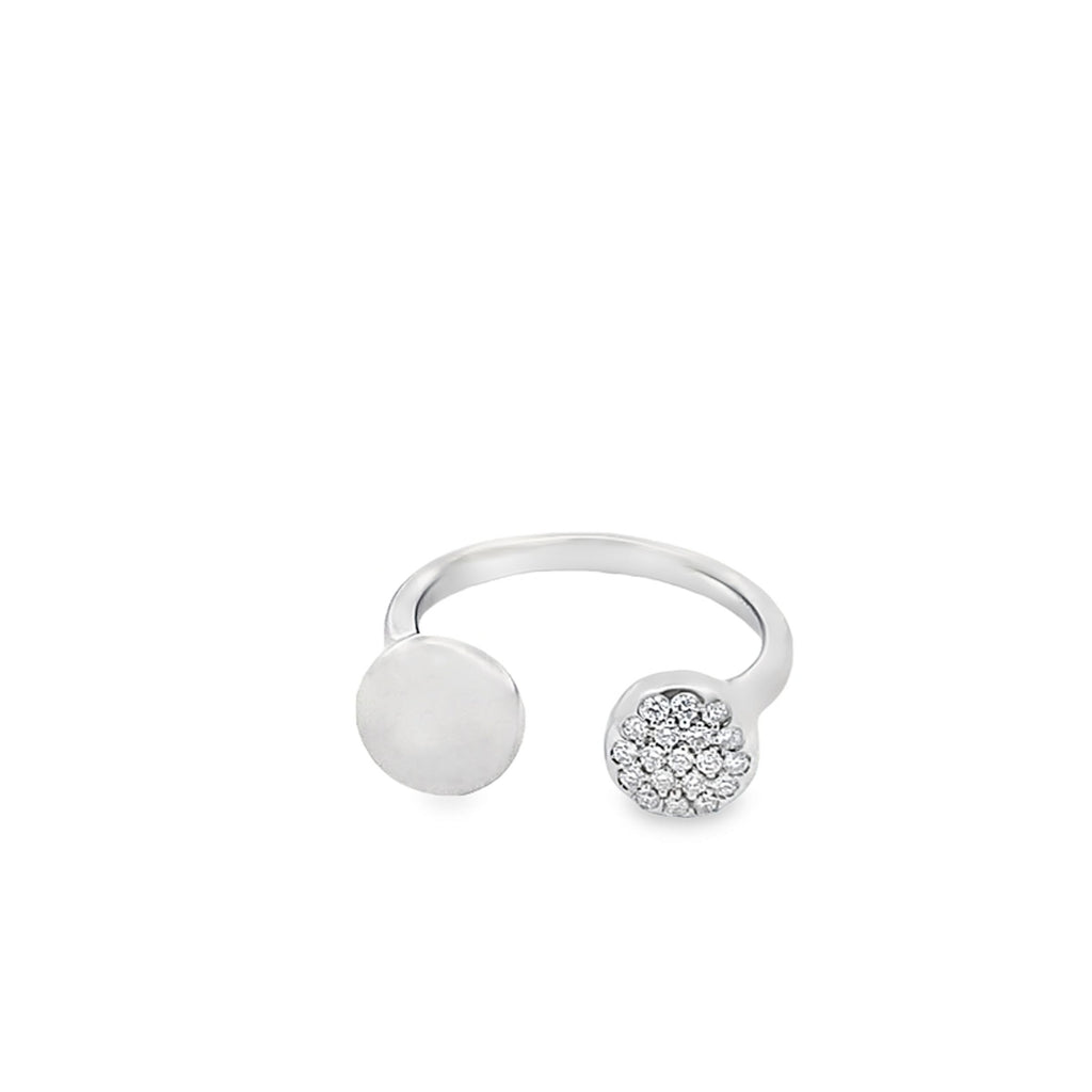 Diamond Cuff Ring By Piero Milano