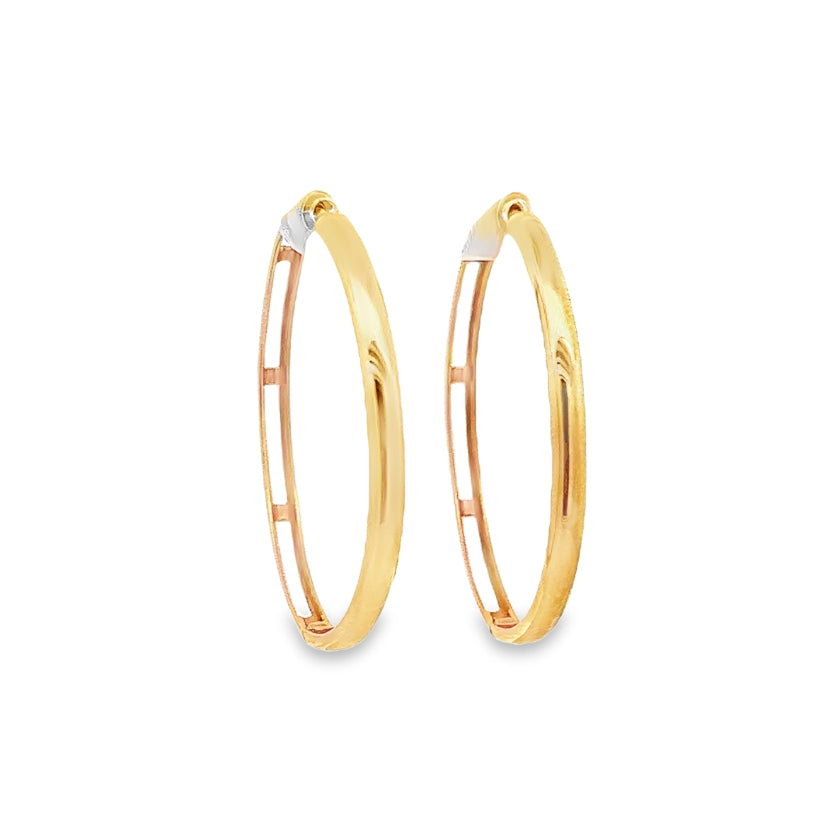 Grandiose  Gold Hoops Earrings